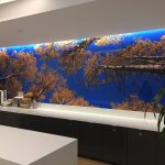 custom wall mural finished and installed